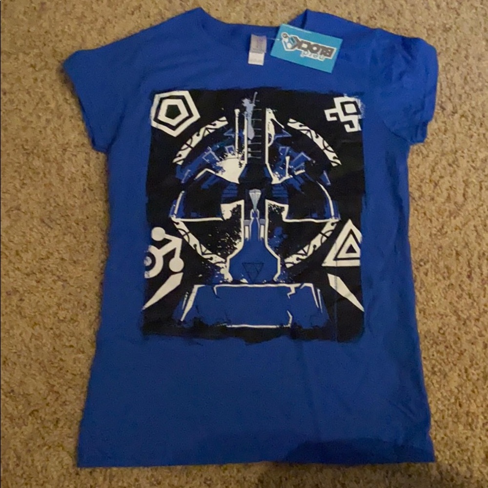 nerd block legend of zelda shirt blue NWT